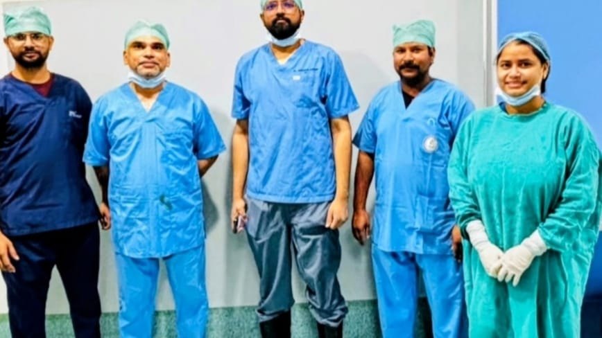 जटिल सर्जरी से बचाई 40 वर्षीय मरीज की किडनी