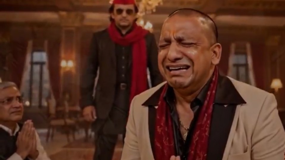 जींस-जैकेट में अखिलेश यादव का फिल्मी अवतार, सपा के वीडियो में ‘गुंडाराज’ के खात्मे का संदेश