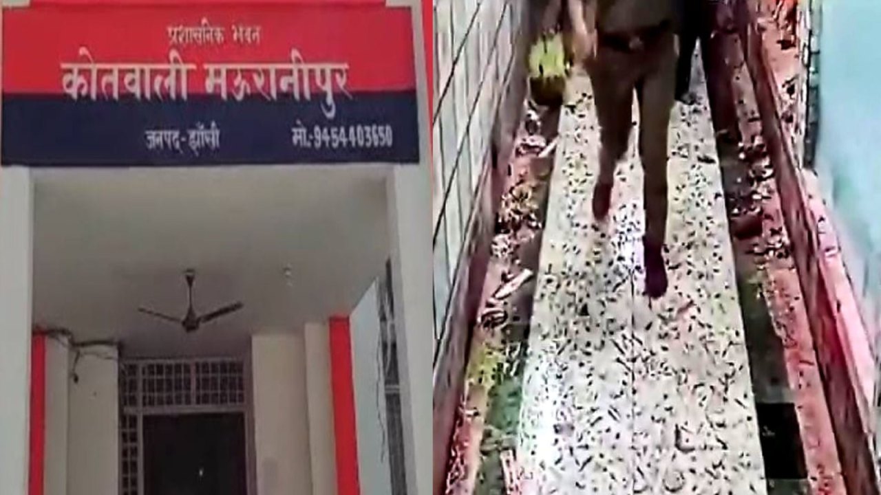 मंदिर में जूते पहनकर पहुंचीं महिला चौकी प्रभारी, वीडियो वायरल होने पर पुजारियों में नाराजगी